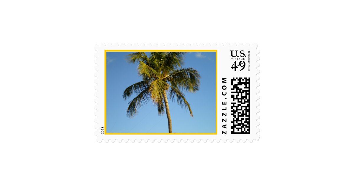 Palm Tree Stamp Zazzle