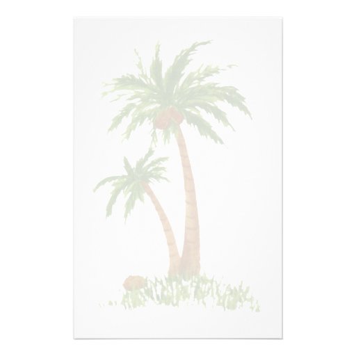 Palm tree paper plates image