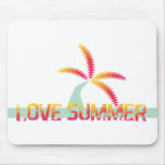 Palm Tree Summer mousepads