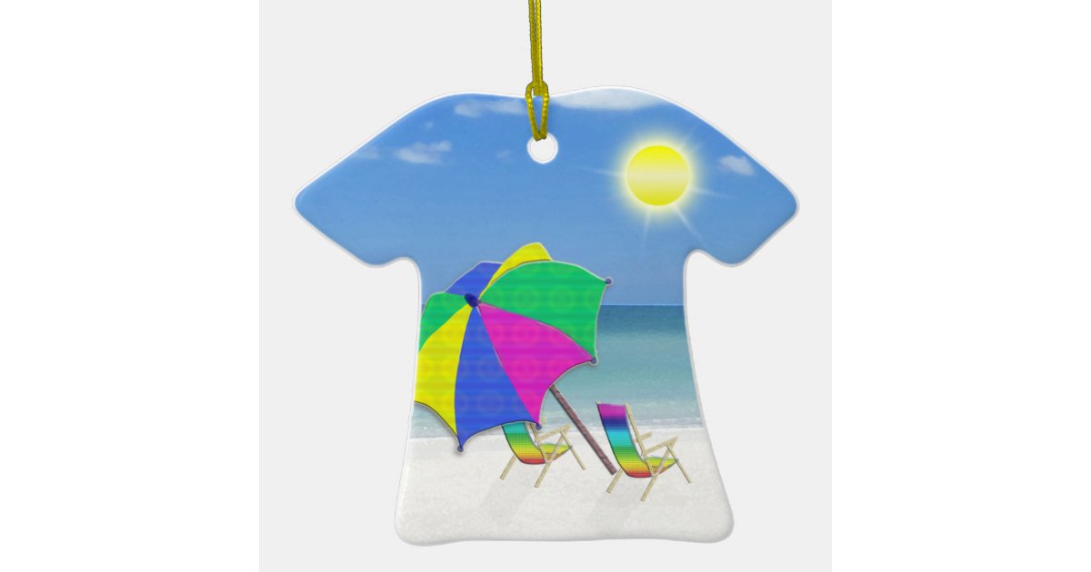 Palm Tree Tropical Themed Christmas Ornaments | Zazzle