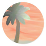 Palm Tree Watercolor stickers