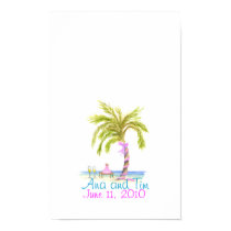 palm tree wedding, Ana and Tim, June 11, 2010 posters