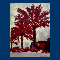 palm trees acrylic modern art prints