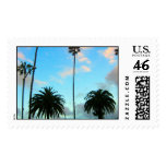 Palm Trees and Blue Sky postage