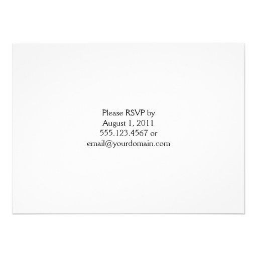Palm Trees and Green Post Wedding Invitation