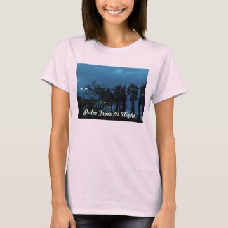 Palm Trees At Night shirt