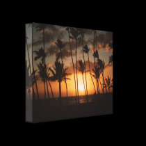 Palm Trees at Sunset canvas prints