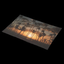 Palm Trees at Sunset placemats