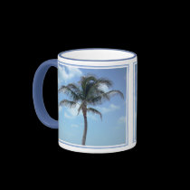 Palm Trees at the Beach mugs