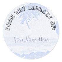 Palm Trees Beach Scene stickers