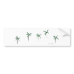 Palm Trees Bumper Sticker