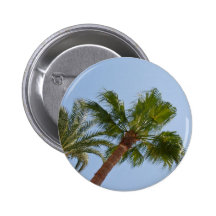 Palm Trees Button Badge
