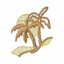 Palm Trees embroidered shirts