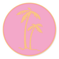 Palm Trees Envelope Seal
