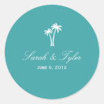 Palm Trees Favor Sticker
