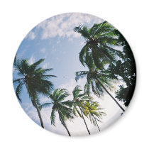 Palm trees Magnet by creadoporeliana Palm trees Magnet