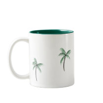 Palm Trees Mugs & Drinkware by ginyhogan Palm Trees Mugs & Drinkware