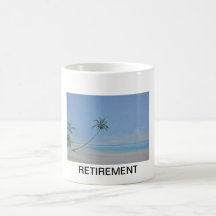 Palm Trees Retirement Mug