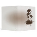 palm trees silouhette notebook binders