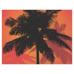 Palm Trees Sunset Silhouettes Flyers