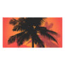 Palm Trees Sunset Silhouettes Photo Card Template