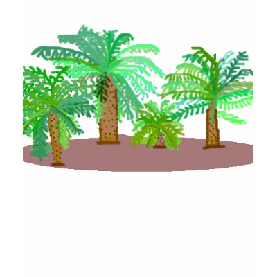 Palm Trees Tee Shirt by Perlyyyy