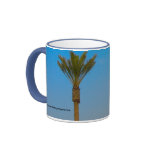 Palm Trees with Blue Sky Mug