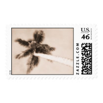 Palm View in Sepia postage