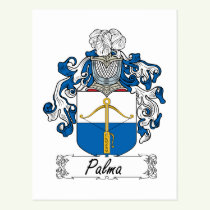 Palma Family Crest Postcard
