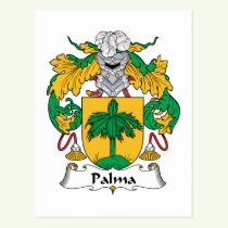 Palma Family Crest Postcard