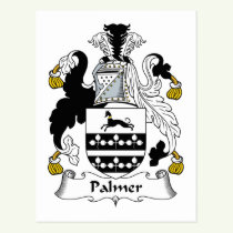 Palmer Family Crest Postcard
