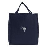 Palmetto Embroidered Tote Bag