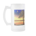 Palmetto Sunset 16 oz glass mug