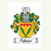 Palmieri Family Crest Postcard