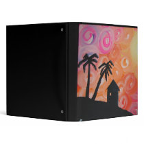 Palms at Sunset binders by minni119 Palms at Sunset binders