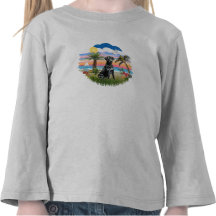 Palms - Black Labrador Tshirts