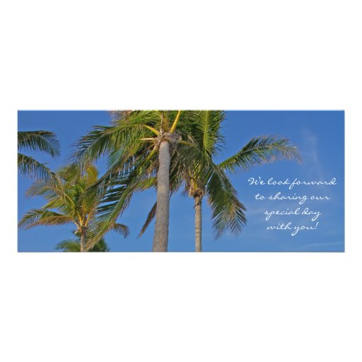 palms boarding pass wedding ticket-invite & rsvp