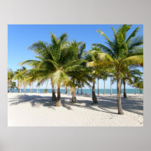 "Palms on Key Biscayne" Poster