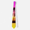 Palms Sunset Tie by JackHighlander Palms Sunset Tie