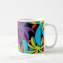 palmtree2BLACK mugs