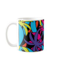 palmtree2BLACK mugs