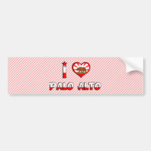 Palo Alto, CA Bumper Sticker