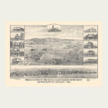 Palo Alto, CA. Panoramic Map 1888 (1658A) posters