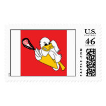 Palo Alto Lacrosse Club Duck Logo Stamp