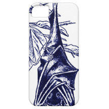 Palo colgante el dormir (versión azul marino) iPhone 5 carcasa