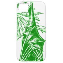 Palo colgante el dormir (versión verde de neón) iPhone 5 fundas