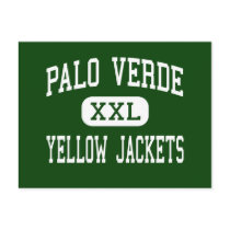 Palo Verde - Yellow Jackets - High - Blythe postcards by customteamsportswear Palo Verde - Yellow Jackets - High - Blythe postcards