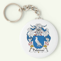 Palomar Family Crest Keychain