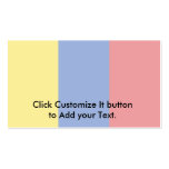 Palombia, Democratic Republic of the Congo flag Business Card Template
