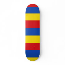 Palombia, Democratic Republic of the Congo flag Custom Skateboard